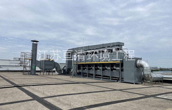 江苏南京某电子焊接vocs废气治理