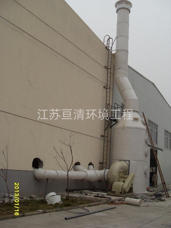 上海某不锈钢厂酸洗槽废气治理